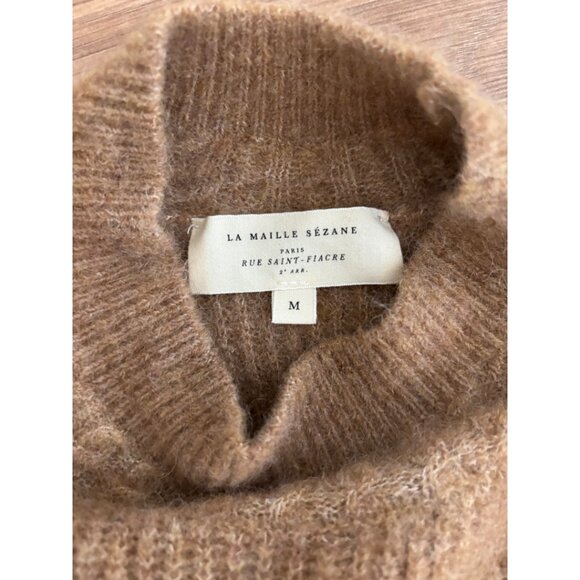 Sezane Otis Sweater in Camel - Picture 5 of 7